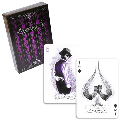 Artifice Second Edition V2 deck Purple Ellusionist Bicycle  Playing Cards violet 